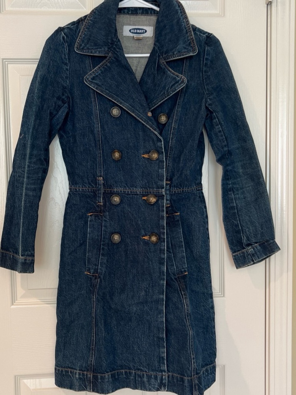 Old Navy denim trench.